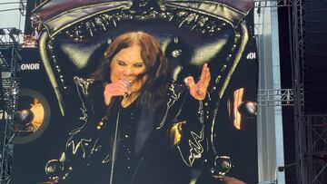 Ozzy Osbourne en su último show-
