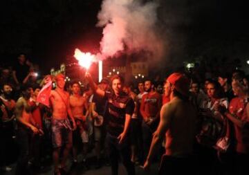 La ciudad de Sevilla salió a la calle a celebrar el título de campeones de la Europa League.