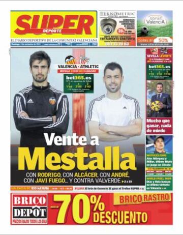 Portadas de la prensa deportiva