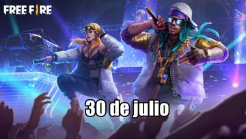 Códigos Free Fire de hoy 30 de julio de 2021; todas las recompensas gratis