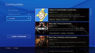 PS4: La actualización beta 8.50 elimina las Comunidades, ¿qué significa?