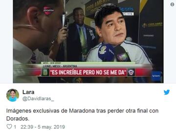 Maradona, actor principal de los memes de la final del Ascenso MX