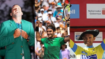 Sergio Garc&iacute;a, Roger Federer y Alejandro Valverde, tres veteranos deportistas que han vuelto por sus fueros en este 2017.