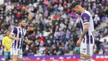 Valladolid 19/03/2022 Fútbol segunda división. Real Valladolid- Las Palmas. Weissman y Sergio León, los máximos goleadores del equipo, llevan cuatro jornadas sin marcar.