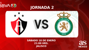 Atlas (1-2) León: Goles, resumen y resultado