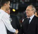 Cristiano se molesta con los coqueteos de Florentino a Neymar
