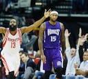James Harden puede con otra exhibición de Cousins