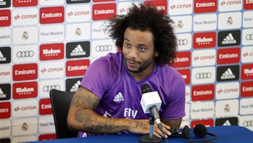 Marcelo, en la conferencia de prensa en Montreal.