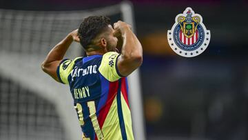 América festeja el cuarto gol de Henry Martín y de paso se burla de las Chivas