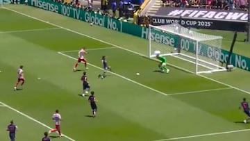 La ocasión clarísima de Sorloth que el noruego no acertó a marcar