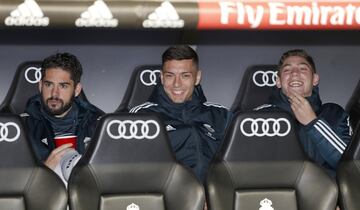 Isco, Federico Valverde y Javier Sánchez.