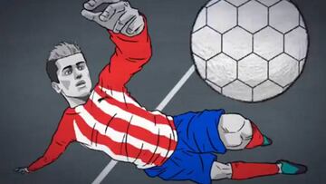 Griezmann en las redes sociales.