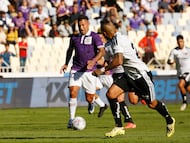 Futbol, Deportes Concepcion vs Colo Colo
Octava fecha, campeonato Nacional 2026.
El jugador de D. Concepcion Leonardo Valencia es fotografiado durante el partido de primera division entre Deportes Concepcion vs Colo Colo disputado en el estadio Ester Roa de Concepcion, Chile.
05/04/2026
Marco Vazquez/Photosport
Football, Deportes Concepción vs. Colo Colo
Matchday 8, 2026 National Championship.
D. Concepción player Leonardo Valencia is photographed during the first division match between Deportes Concepción and Colo Colo, played at the Ester Roa Stadium in Concepción, Chile.
