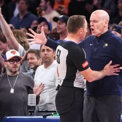 Why did the NBA fine Indiana Pacers head coach Rick Carlisle $35,000 after Game 2 loss to New York Knicks?