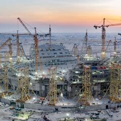 Avanzan las obras en el Estadio Icónico de Lusail para el Mundial