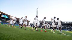 El entrenamiento del Madrid previo a la Supercopa fue en el propio Olímpico de Helsinki.