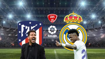 All the info you need to know on how to watch the LaLiga match between Atlético Madrid and Real Madrid at the Wanda Metropolitano on Sunday.