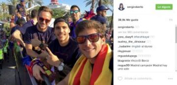 La celebración de los Campeones de Liga en sus redes sociales
