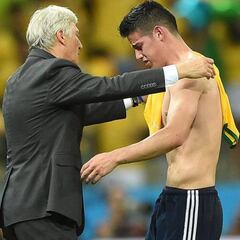 ¿Cómo jugó Pékerman cuando James no estuvo con Colombia?