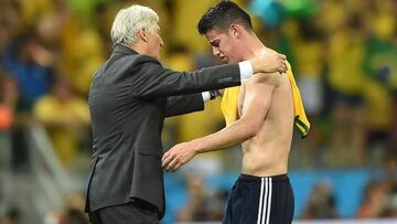 ¿Cómo jugó Pékerman cuando James no estuvo con Colombia?