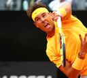 Así vivimos el Nadal - Dzumhur (6-1 y 6-0) Masters 1.000 de Roma: Nadal arrolla en su estreno