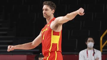 26/07/21 JUEGOS OLIMPICOS TOKIO 2020 OLIMPIADAS
SELECCION ESPAÑOLA ESPAÑA DE BALONCESTO
JAPON
PAU GASOL