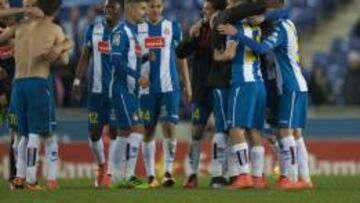 Los jugadores pericos.