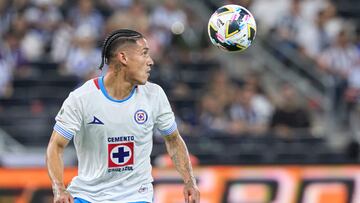 Uriel Antuna of Cruz Azul  during the 2nd round match between Monterrey and Cruz Azul as part of the Liga BBVA MX, Torneo Apertura 2024 at BBVA Bancomer Stadium on July 13, 2024 in Monterrey, Nuevo Leon, Mexico.