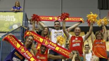 La afición española se dejó ver de nuevo en Celje.