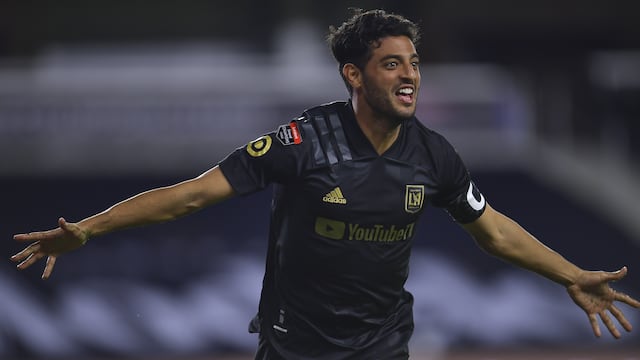 Carlos Vela celebrates his goal 2-0 of Los Angeles during the game Los Angeles FC (USA ) vs Club America (MEX), corresponding to the Semifinals of the Scotiabank Champions League CONCACAF 2020, at Exploria Stadium, on December 19, 2020.
<br><br>
Carlos Vela celebra su gol 2-0 de Los Angeles durante el partido Los Angeles FC (USA ) vs Club America (MEX), correspondiente a las Semifinales de la Scotiabank Liga de Campeones CONCACAF 2020, en el Exploria Stadium, el 19 de Diciembre de 2020.