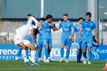 Chema, enfadado tras el 2-1.