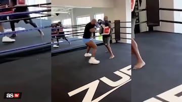 En pleno ‘hype’ con la pelea de Topuria, este vídeo de la leyenda Mike Tyson entrenando así.