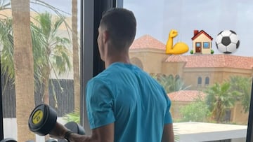 Cristiano muestra una importante parte de su casa en Riad en plena tormenta medi¨¢tica