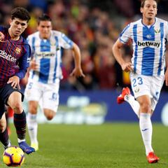 Aleñá: 26 meses después de su debut, primera titularidad en Liga