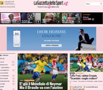 Portadas de la prensa extranjera