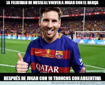 Barcelona-Espanyol: los memes del fuera de juego de Messi