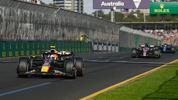 Checo Pérez finalizó en el quinto lugar en el GP de Australia