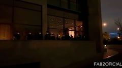 Ultras del Atlético publican este video de una charla privada con la plantilla