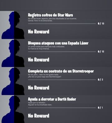 Misiones de la Semana de Skywalker en Fortnite