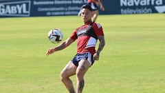 Chimy Ávila durante un entrenamiento.