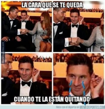 Los mejores memes de la gala del Balón de Oro 2015