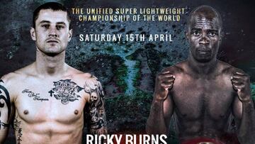 Ricky Burns y Julius Indongo se medir&aacute;n este s&aacute;bado en Glasgow en busca de los t&iacute;tulos mundiales del peso ligero.