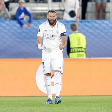 Benzema anotó el 2-0.