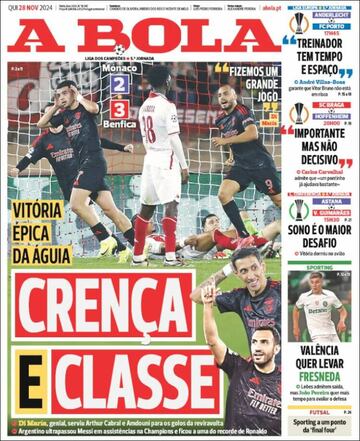 "Mbappé se hunde": las portadas de la prensa tras la derrota del Madrid