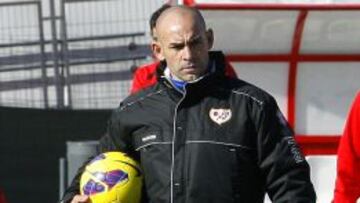 Paco, en un entrenamiento.