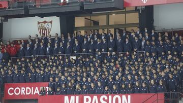 Foto de familia sevillista.