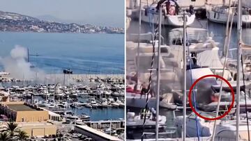 Brutal explosión en una barco en el puerto deportivo de Fuengirola deja ocho heridos