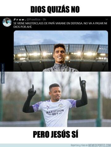 Los memes más divertidos del Manchester City-Real Madrid