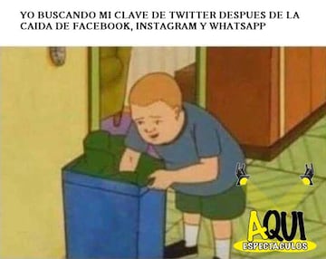 Los memes que ha dejado la caída de Facebook e Instagram