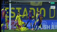 Iglesias Villanueva no pitó un penalti por mano de Bruno...